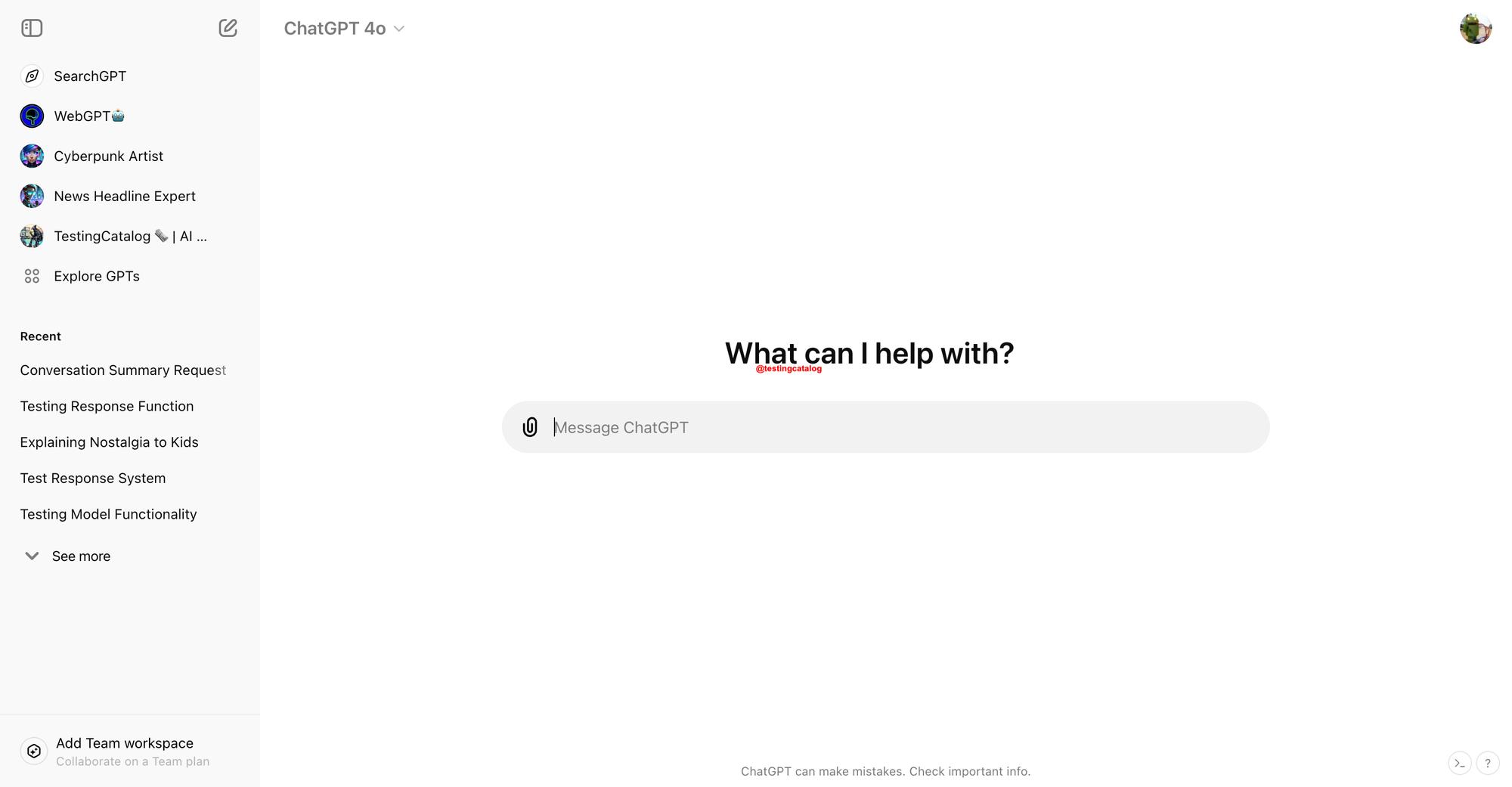 AI chatbot