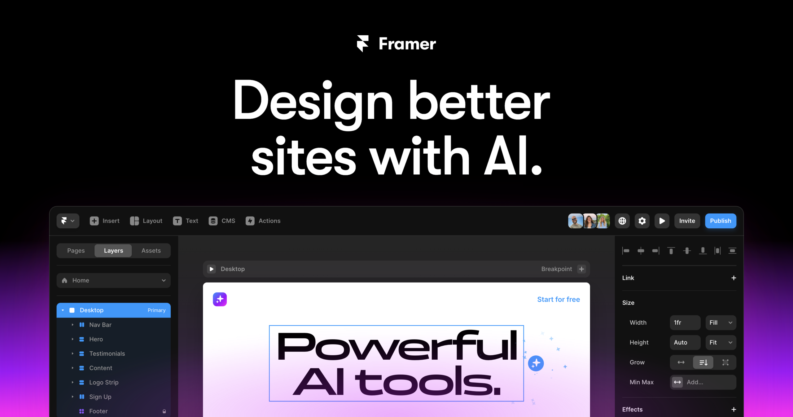 Build your first Website Using AI